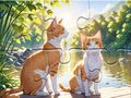 Spiel Puzzle: Katzen in Paaren  Online