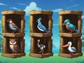 Spiel Treffen Sie die Vögel  Online
