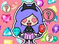 Spiel Kinderquiz: Farbe der Edelsteine  Online