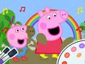 Spiel Malbuch: Peppa Pig Muddy Funny  Online