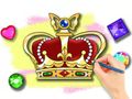 Spiel Malbuch: Königskrone  Online