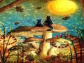 Spiel Katzen-Pilze-Puzzle  Online