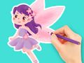 Spiel Malbuch: Blumenfee  Online