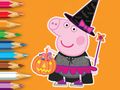 Spiel Malbuch: Peppa Pig Halloween  Online