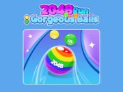 Spiel Lauf 2048: Wunderschöne Bälle  Online