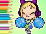 Spiel Malbuch: Avatar World Cheerleader  Online