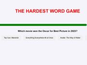 Spiel Das schwierigste Wortspiel  Online