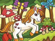 Spiel Einhorn findet die Unterschiede  Online