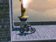 Spiel Motorradrennen durch Ruinen  Online