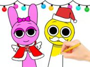 Spiel Malbuch: Sprunki Weihnachten  Online