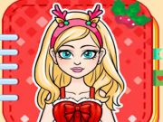 Spiel Papierpuppe: Weihnachtsmann-Stil  Online