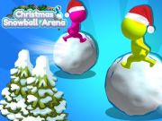 Spiel Weihnachts-Schneeball-Arena  Online