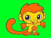 Spiel Niedliche Tiere zum Ausmalen  Online