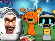Spiel Sprunki Castle Panic Skibidi Toilette  Online