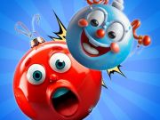Spiel Merge Bälle Neujahrsspielzeug in 3D!  Online