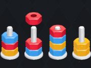 Spiel Nüsse-Puzzle: Farbsortierung  Online