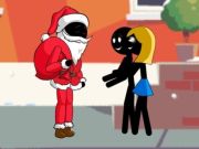 Spiel Stickman-Weihnachtsmann  Online