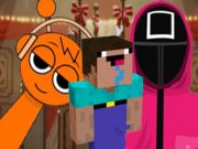 Spiel Nextbots auf Minecraft Squid Game Sprunki  Online