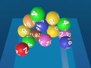 Spiel Führen Sie die Bälle zusammen 2048: Billard!  Online