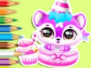 Spiel Malbuch: Baby Fluffs Geburtstag  Online