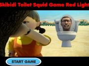 Spiel Skibidi Toiletten -Tintenfischspiel rotes Licht  Online