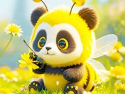 Spiel Puzzle: Panda Bee  Online