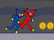 Spiel Stickman Huggy Party Duo Online