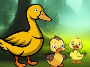 Spiel Entenfamilie erreichen Teich  Online