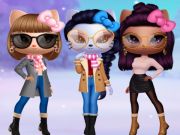 Spiel Kitty Squad Winter Dress Up Online