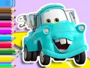 Spiel Malbuch: Mater Cars  Online
