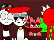 Spiel Pflanzen vs. Sprunki rot  Online
