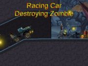 Spiel Rennwagen zerstören Zombie  Online