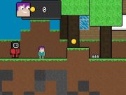 Spiel Tintenfisch -Flucht, aber Blockworld  Online