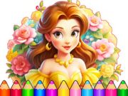 Spiel Malbuch: Blumenbezug  Online