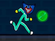 Spiel Stickman Huggy 456 Tintenfisch  Online