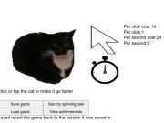 Spiel Spinning Cat Clicker  Online