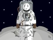 Spiel Stickmann im Weltraum  Online