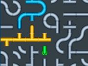 Spiel Schließen Sie das Rohrwater -Puzzle an  Online