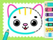 Spiel Malbuch: Meine Katze  Online
