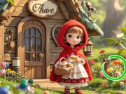 Spiel Finden Sie die Unterschiede: Oma Wolf  Online
