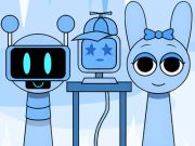 Spiel Huggy Mix Sprunki Music Box  Online