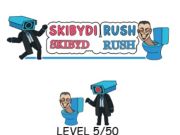 Spiel Skibydi Rush  Online
