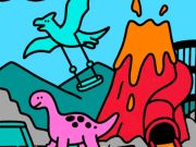 Spiel Farbe nach Code Dino Park  Online
