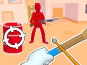 Spiel Stickman Archer schießt Pfeile auf Reds  Online