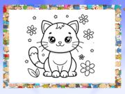 Spiel Schöne Katzen Malbuchbuch  Online