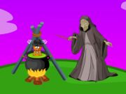 Spiel Einen Jungen vor einer Hexe retten  Online