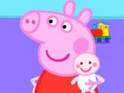 Spiel Puzzle: Peppa Pig neues Baby  Online