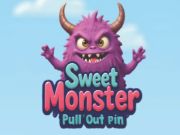 Spiel Süßes Monster ziehen Pin heraus  Online