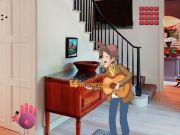 Spiel Junge, schließen Sie sich zum Musikfestival an  Online