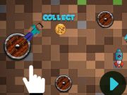 Spiel MineBlock dreht sich und fliegt Abenteuer  Online